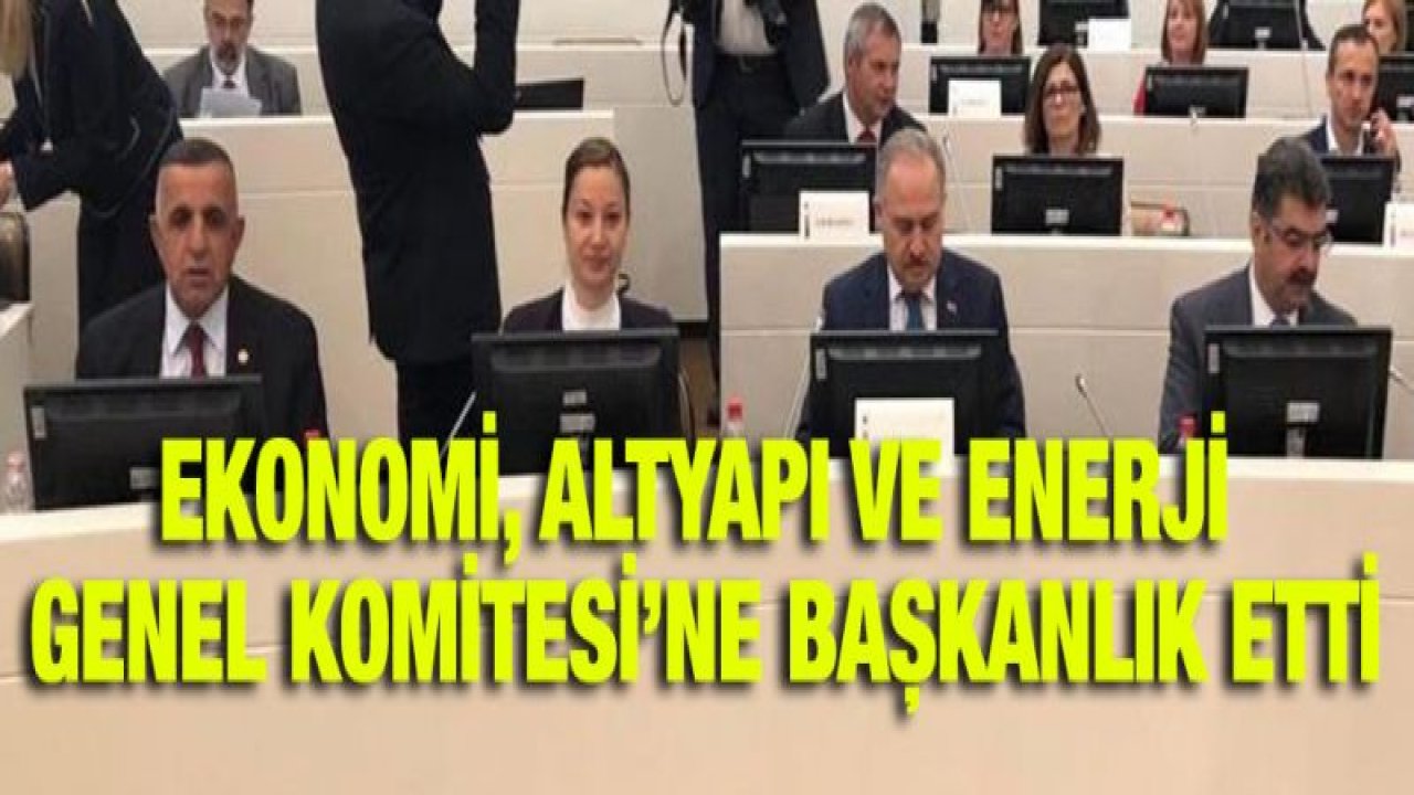 Bakbak GDAÜ PA Genel Kurulu'nda başkanlık üstlendi