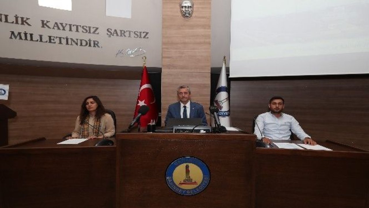 Şahinbey Belediyesi Temmuz ayı meclis toplantısı yapıldı