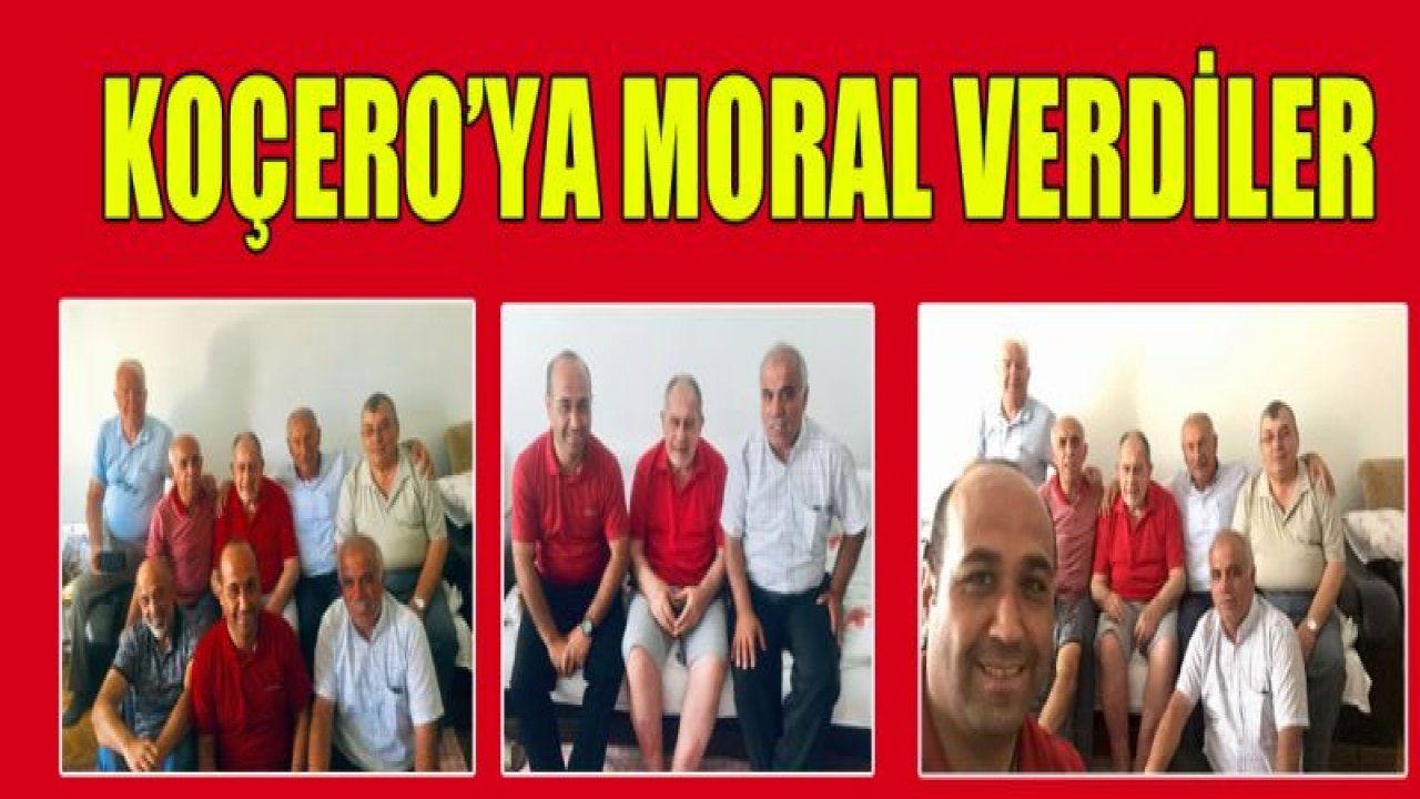 Koçero'ya moral verdiler