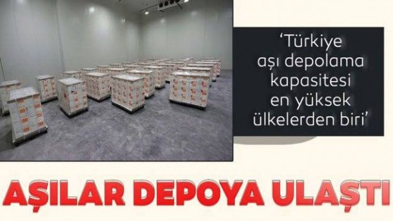 Covid-19 aşıları Sağlık Bakanlığı depolarında