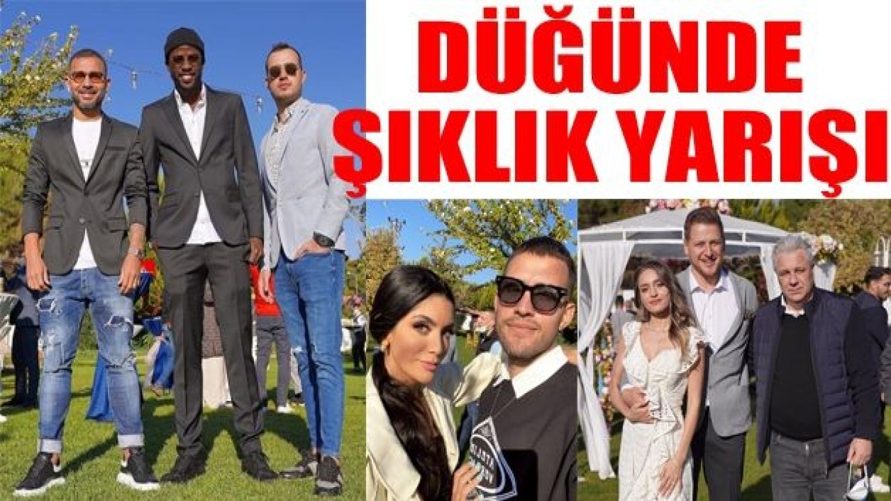 Düğünde şıklık yarışı