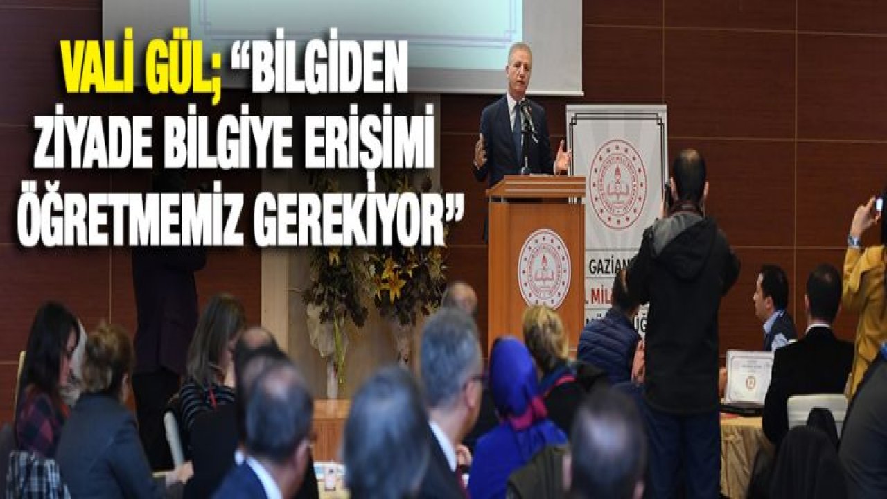 Gaziantep 2023 Eğitim Vizyonu Çalıştayı Başladı