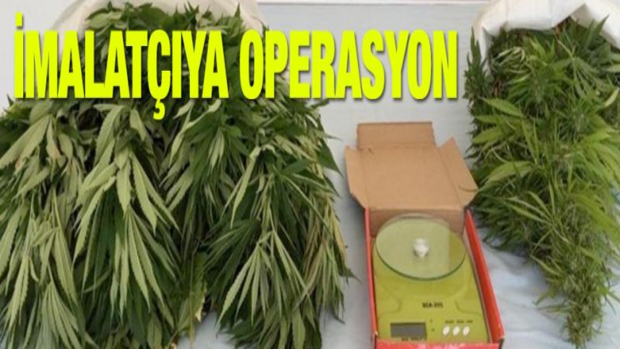 Uyuşturucu imalatçısına operasyon