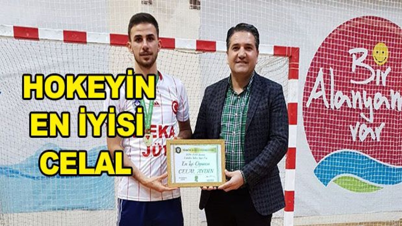 Hokey Süper Ligi En İyi Oyuncusu Celal Aydın Oldu