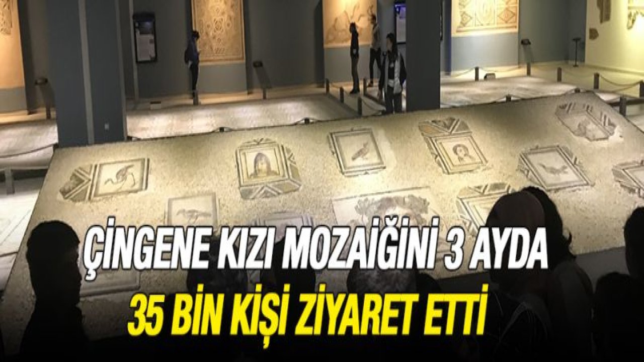 Çingene Kızı mozaiğini 3 ayda 35 bin kişi ziyaret etti