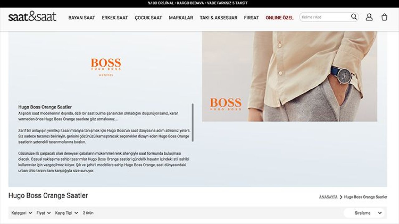 Hugo Boss Saat Modelleri