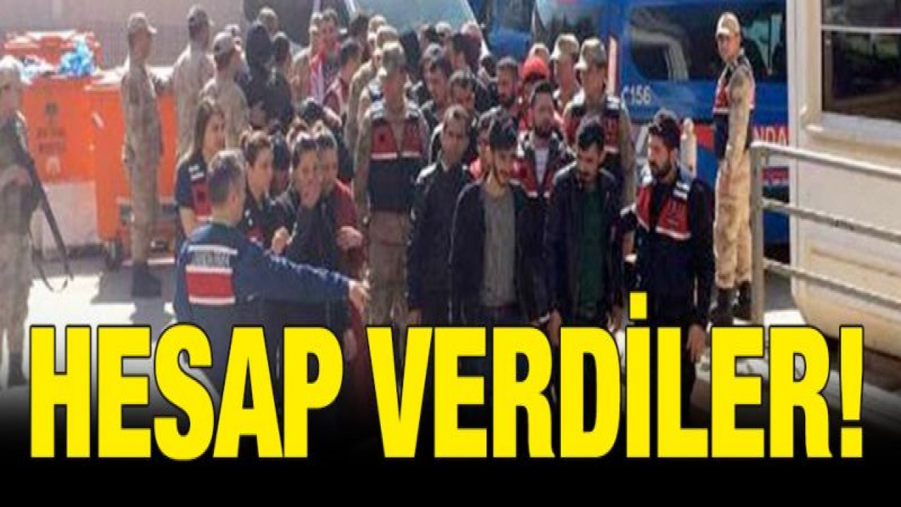 Gaziantep'te uyuşturucu satıcıları adliyede