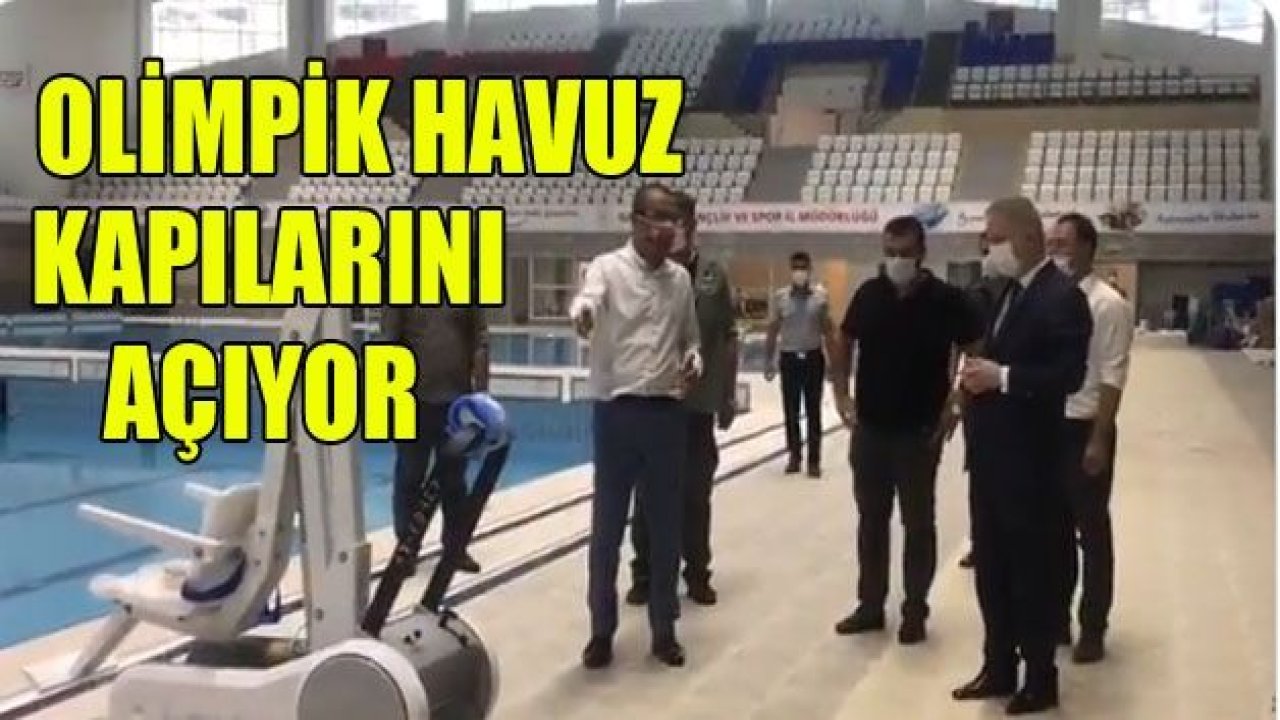 Olimpik Yüzme Havuzu kapısını açıyor!