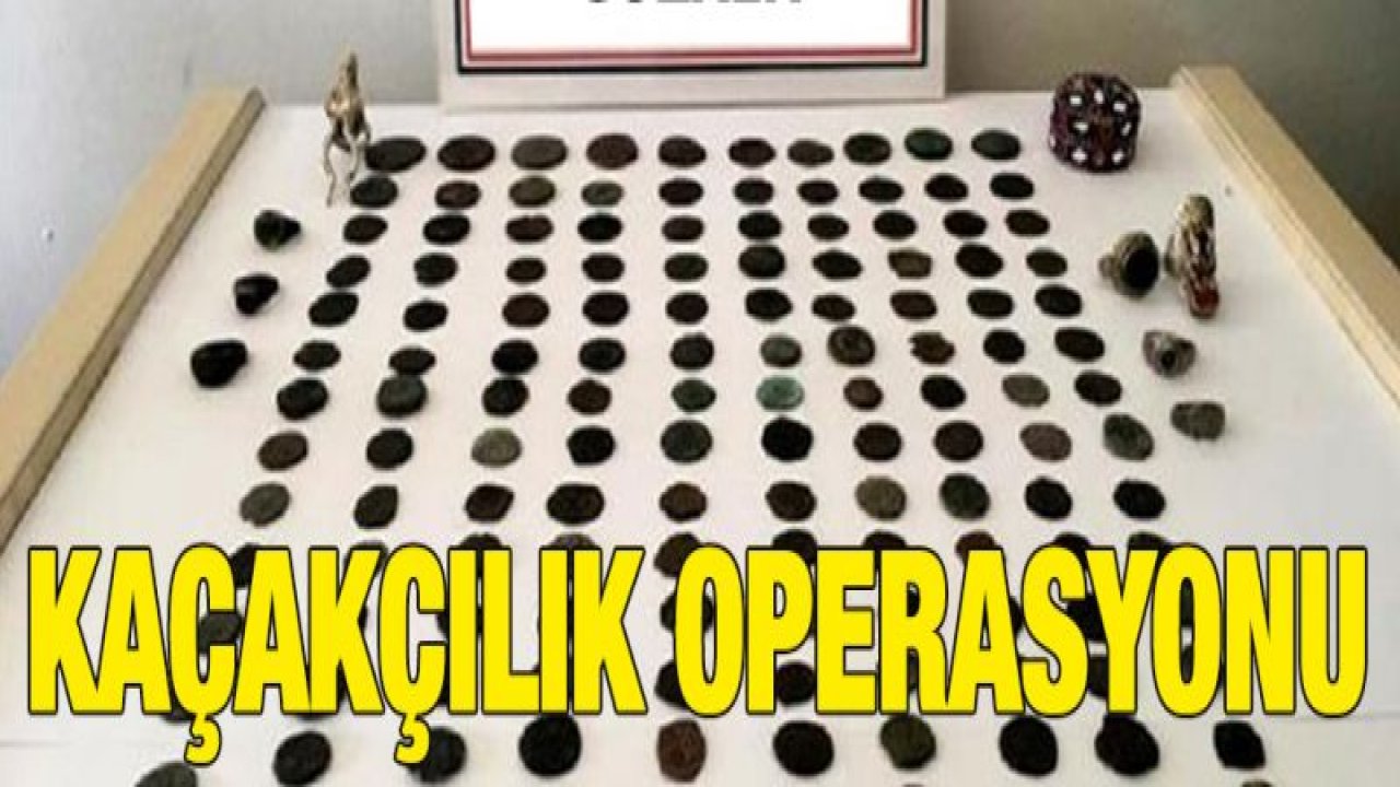 140 sikke ile 15 tarihi obje ele geçirildi