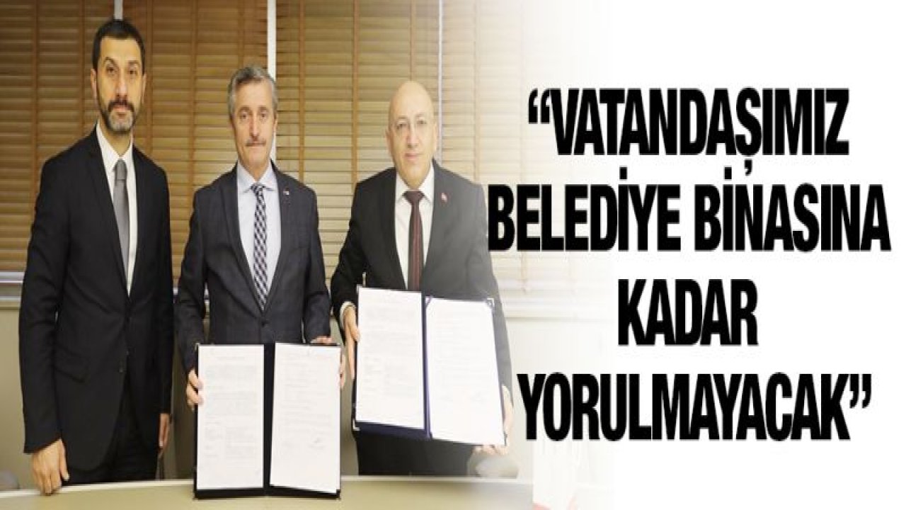 Şahinbey'den vatandaşlara büyük kolaylık