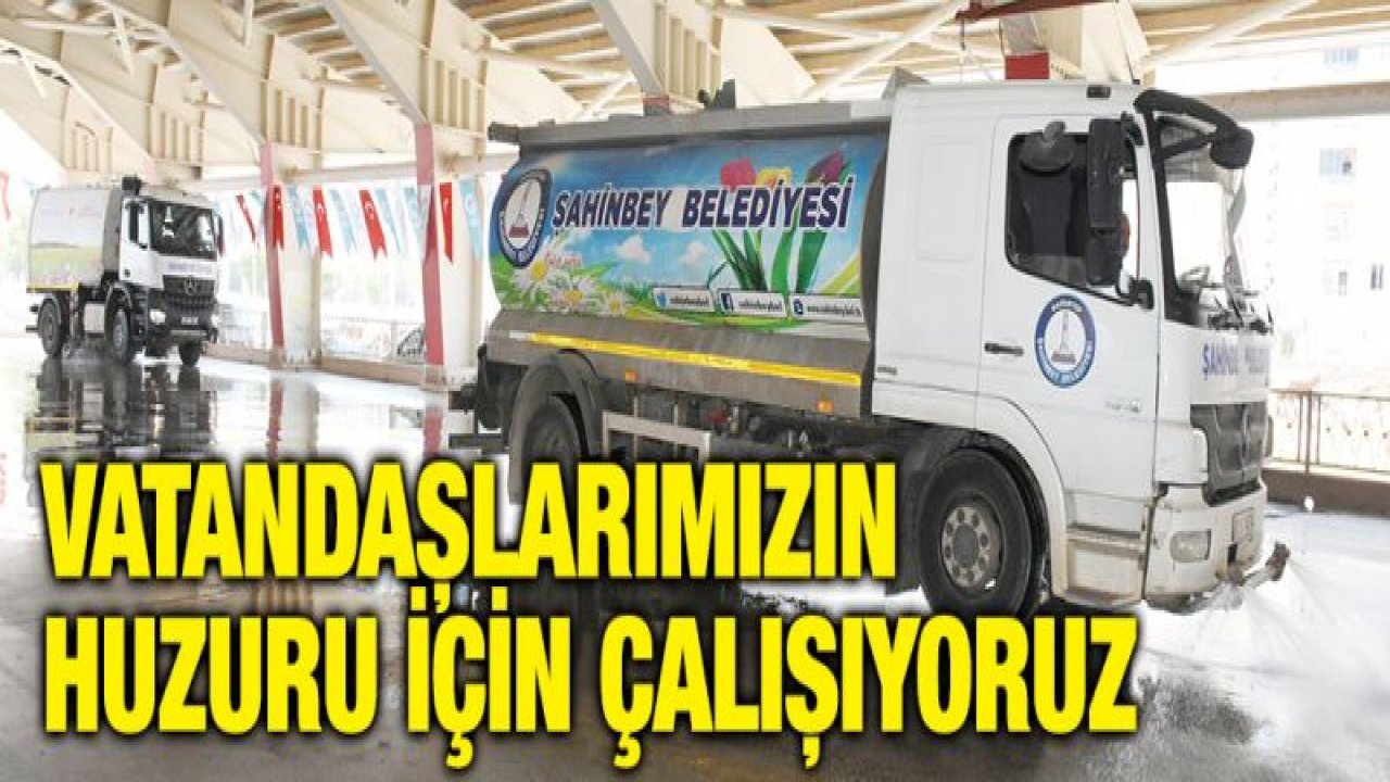 ŞAHİNBEY BELEDİYESİ KURBAN KESİM YERLERİNİ BAYRAMA HAZIRLIYOR