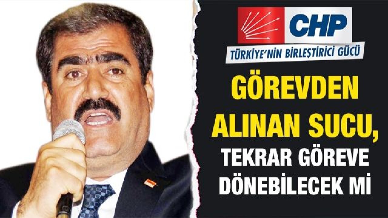 Görevden alınan Sucu, göreve dönebilecek mi