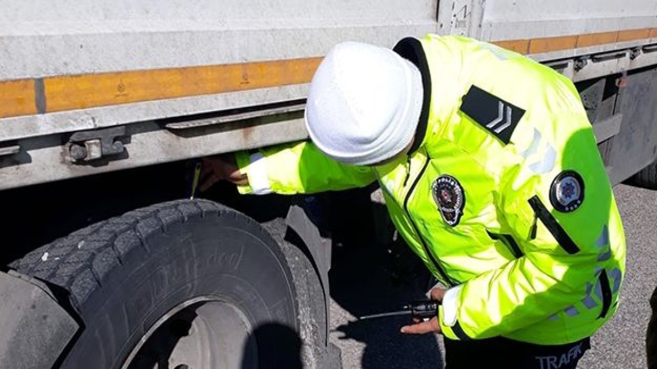 Bölge trafik ekiplerinin kış lastiği denetimleri devam ediyor