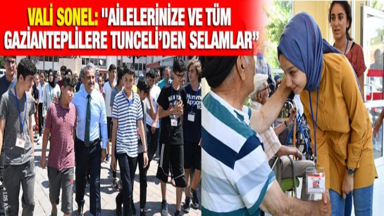 Gaziantep'ten Tunceli'ye 'Biz Anadoluyuz' gezisi