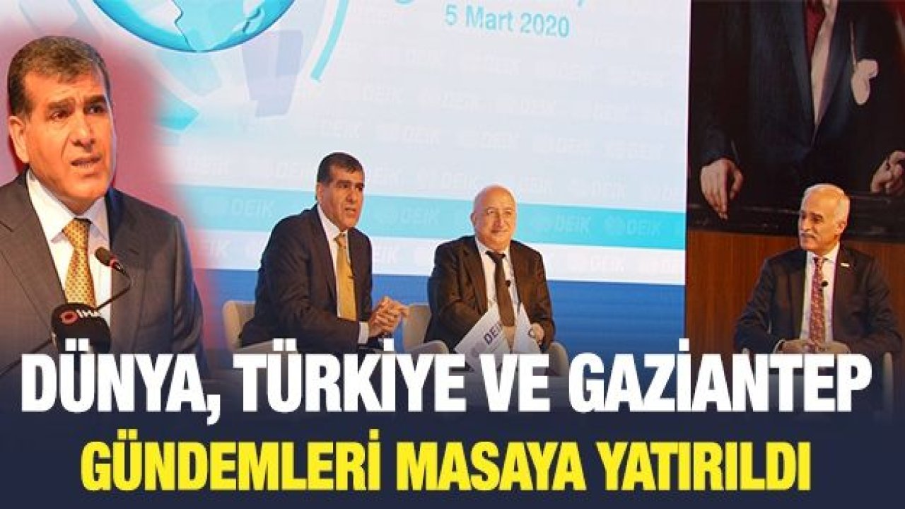 GAİB'te DEİK ile Ticari Diplomasi Yolculuğu Paneli Gerçekleştirildi