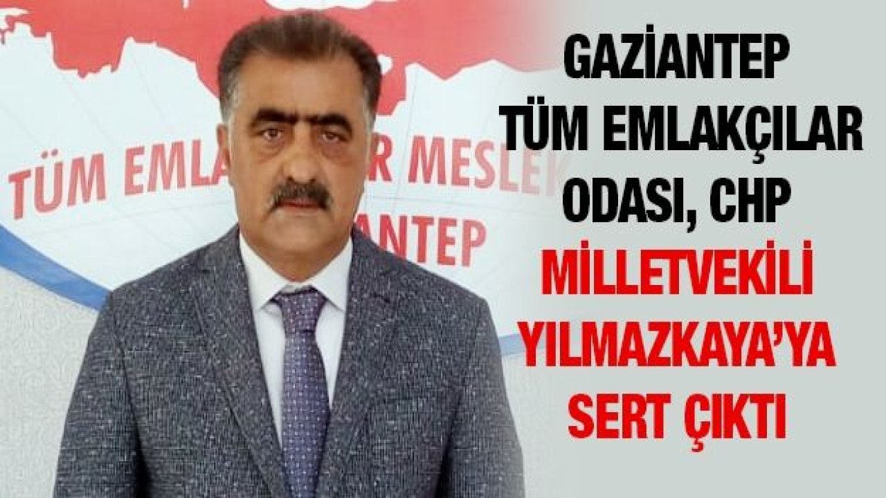 Emlakçılar Odası özür bekliyor