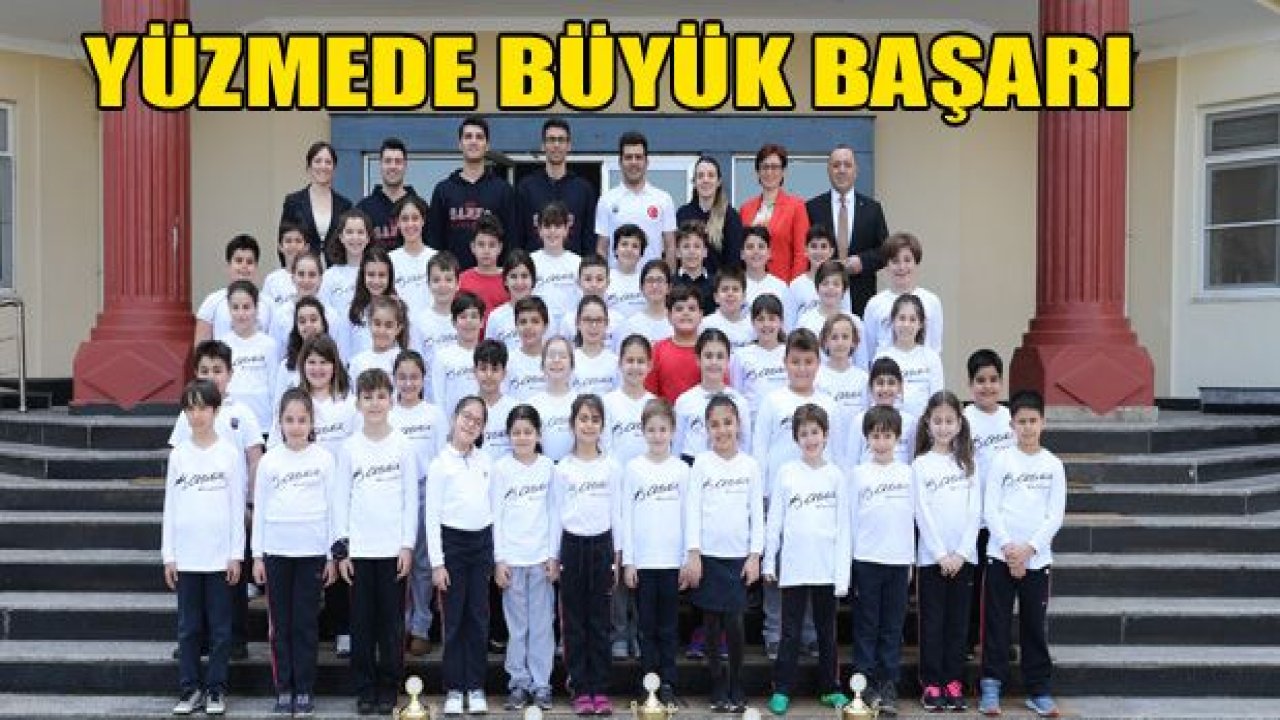 Yüzme Yarışlarında büyük başarı