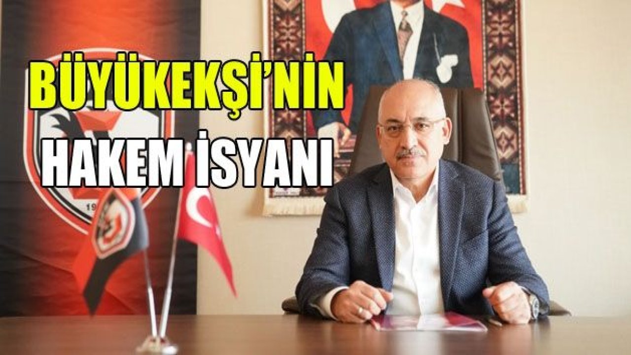 BÜYÜKEKŞİ’NİN HAKEM SIKINTISI