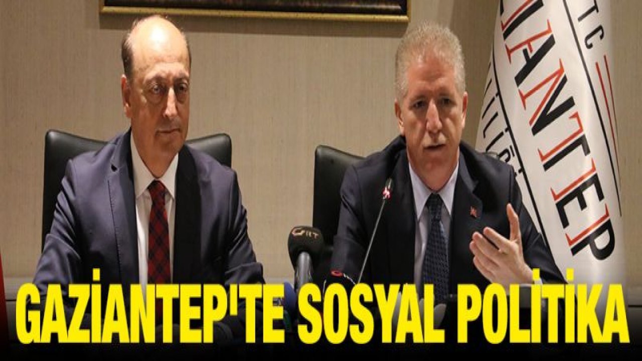 Cumhurbaşkanlığı'ndan Gaziantep'te sosyal politika müjdesi