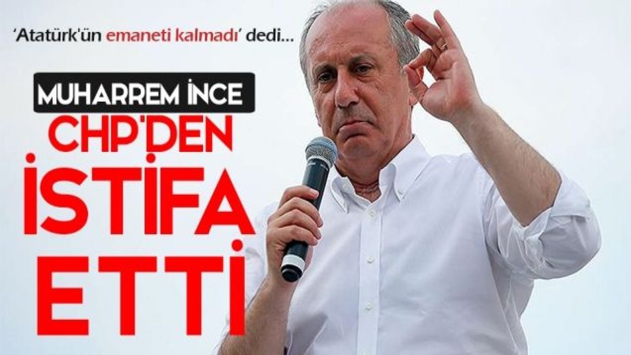 Canlı İzle...Video İzle...Son Dakika..Muharrem İnce CHP'den istifa etti Muharrem İnce, CHP ile yollarını ayırdığını açıkladığı konuşmasında Kemal Kılıçdaroğlu'na yönelik sert ifadeler kullandı.