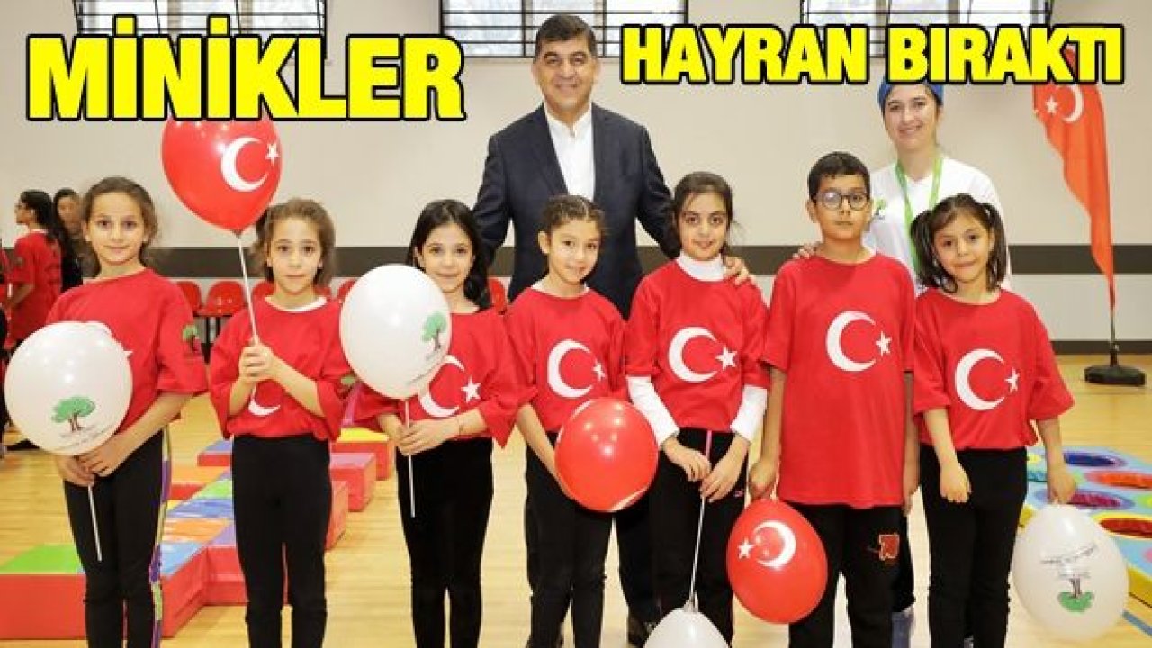 MİNİKLER, MİNDERDE HAYRAN BIRAKTI