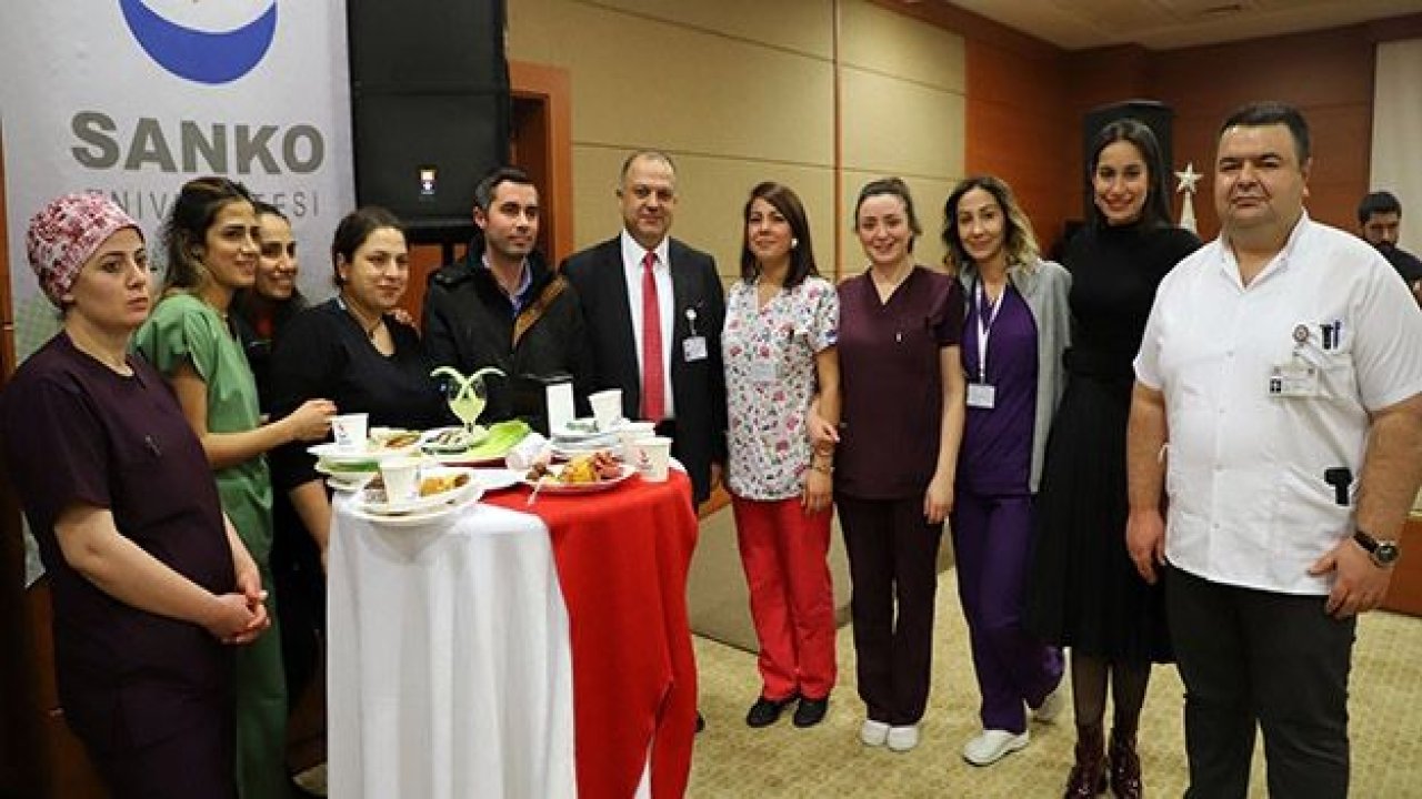 SANKO Üniversitesi Hastanesinde yeni yıl kutlaması