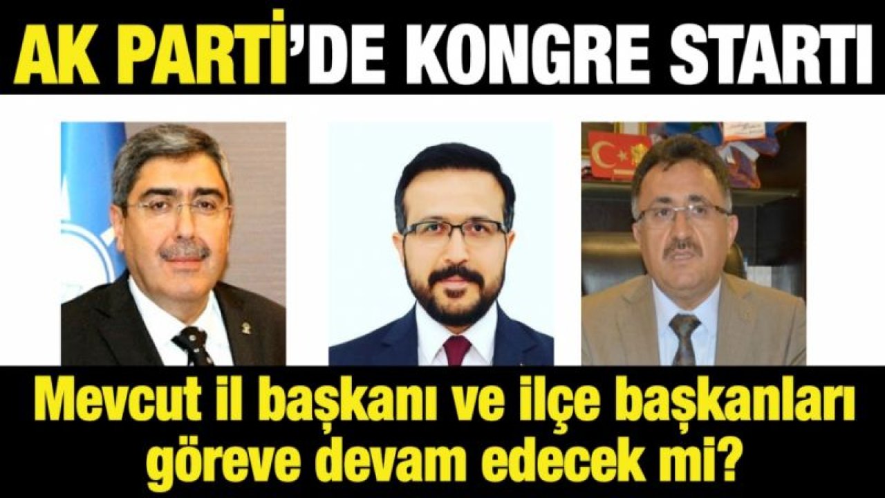 AK Parti’de kongre startı