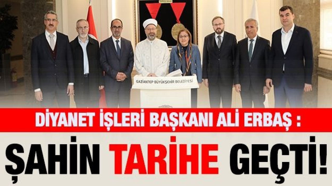 ERBAŞ: YEREL YÖNETİMLERDE YAPTIĞINIZ HİZMETLERLE TARİHE GEÇTİNİZ