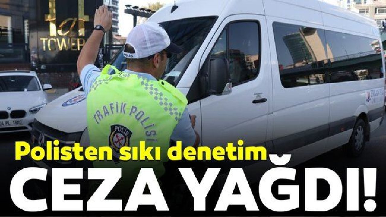 Gaziantep'te servis araçlarına denetim