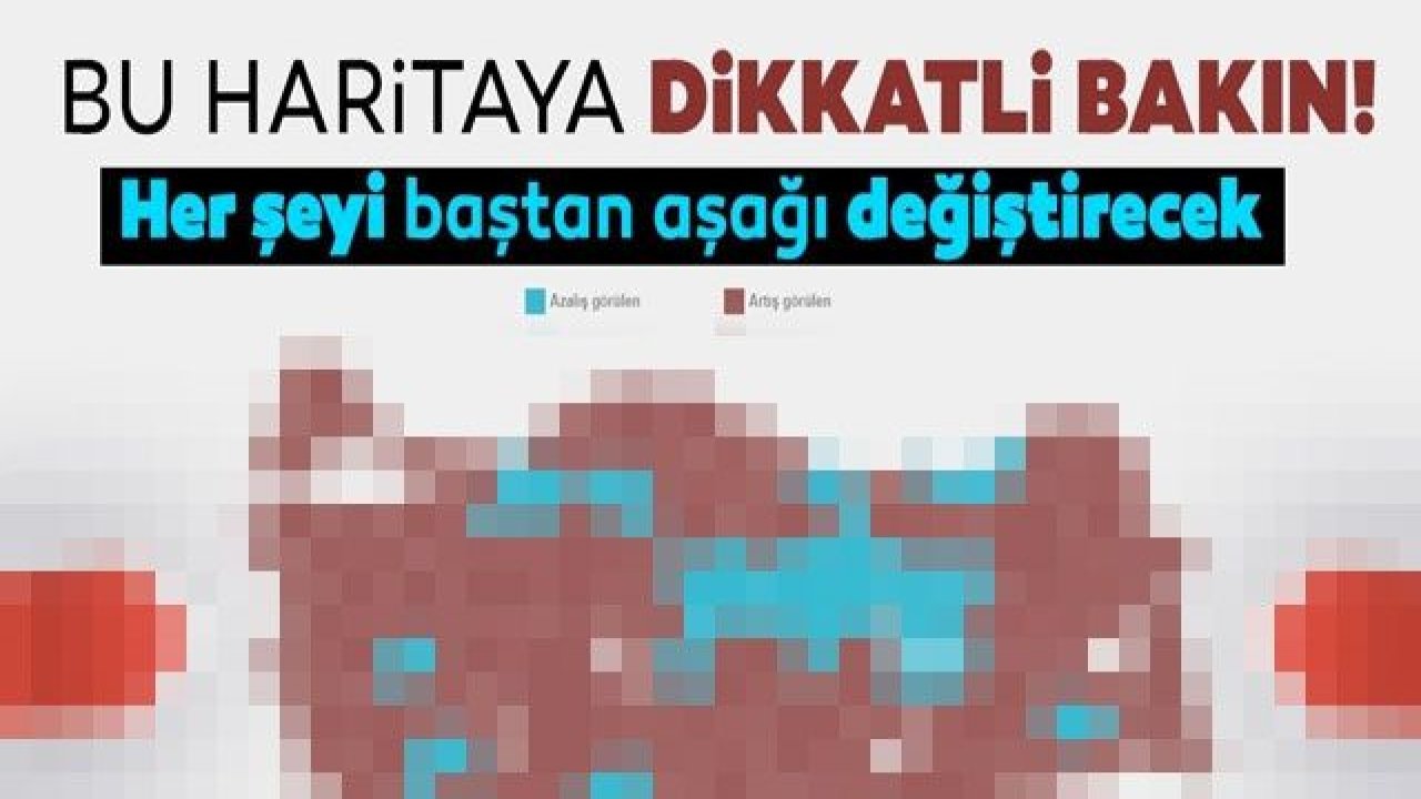 Bu korona risk haritasına dikkatli bakın! Normalleşme sürecinde her şey değişebilir