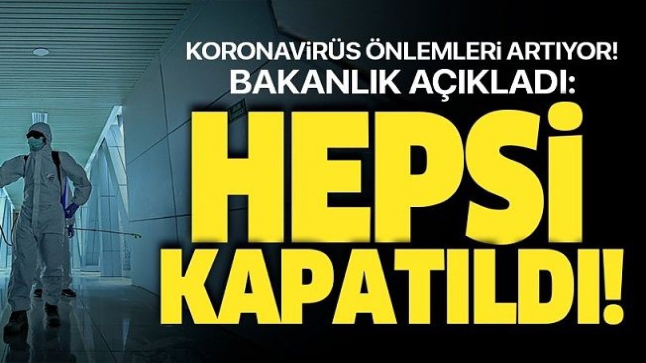 Kütüphaneler, 16-30 Mart arasında hizmete kapatılacak