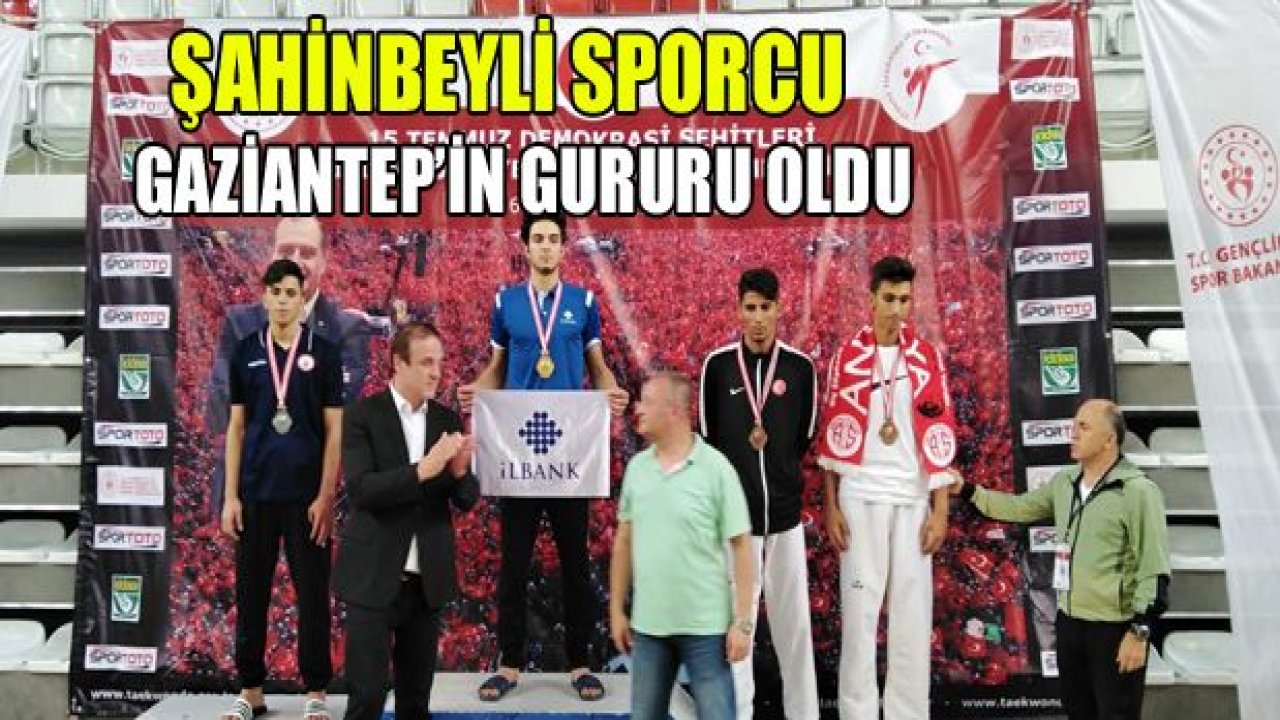 Şahinbeyli sporcu Gazaintep'in gururu oldu