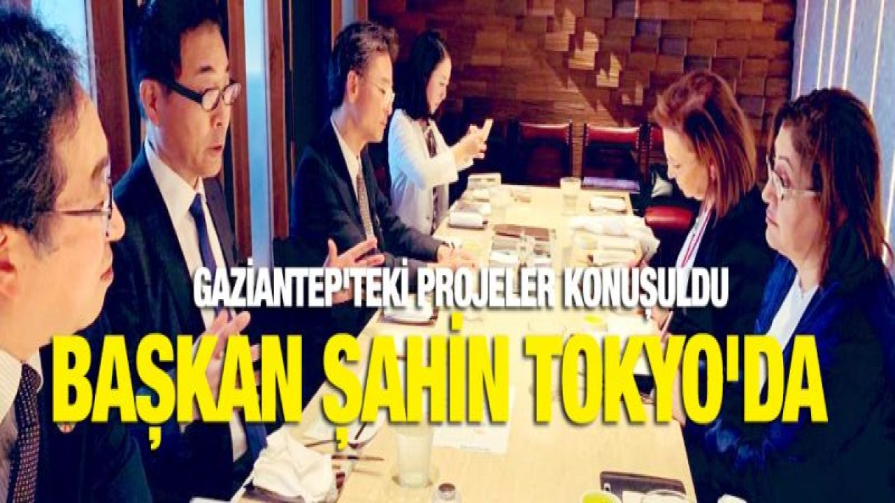 Başkan Fatma Şahin Tokyo'da