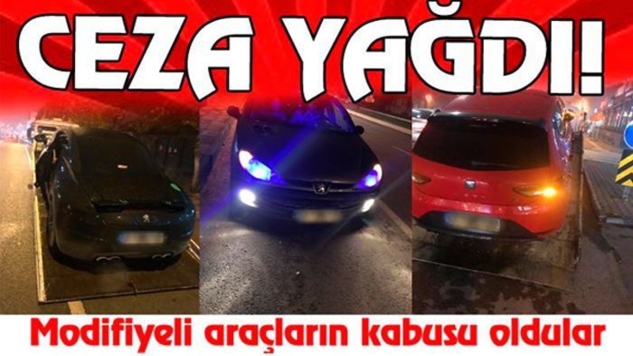 Gaziantep'te abartı egzozlu araçlara denetim