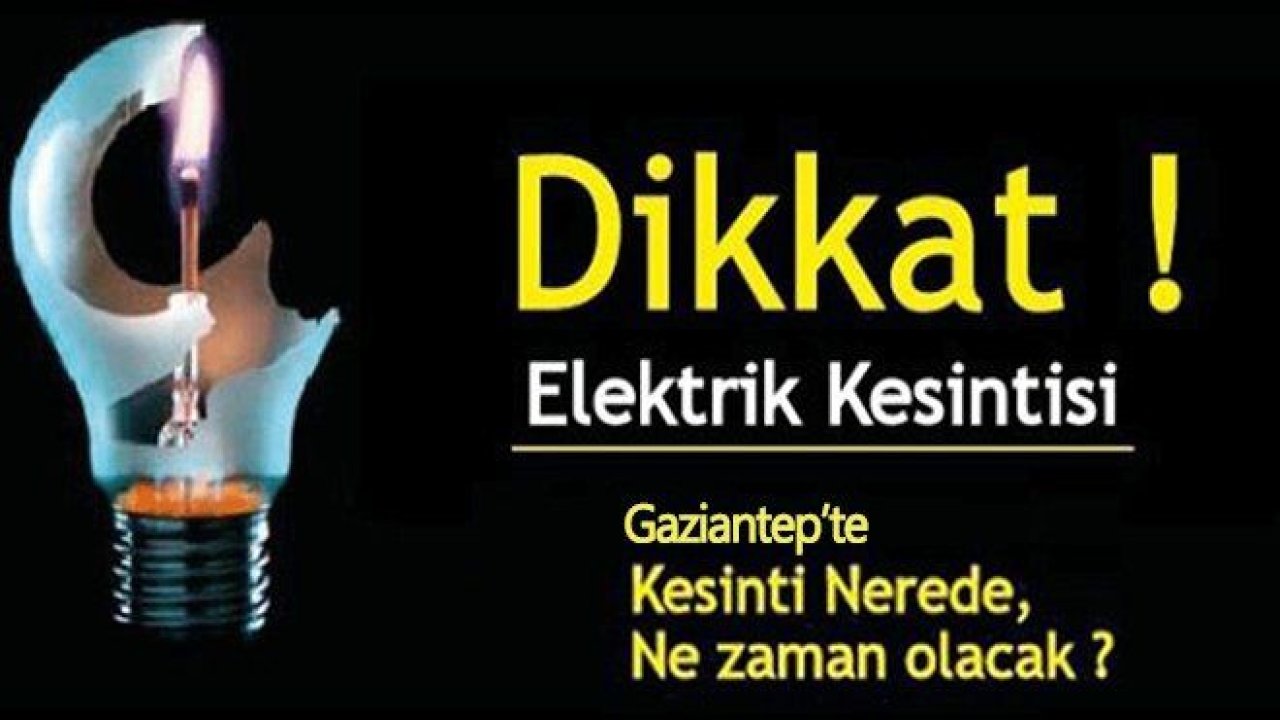 Hangi mahallelerde elektrik kesintisi yaşanacak?