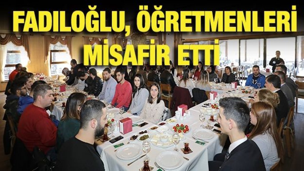 Fadıloğlu, öğretmenleri ağırladı