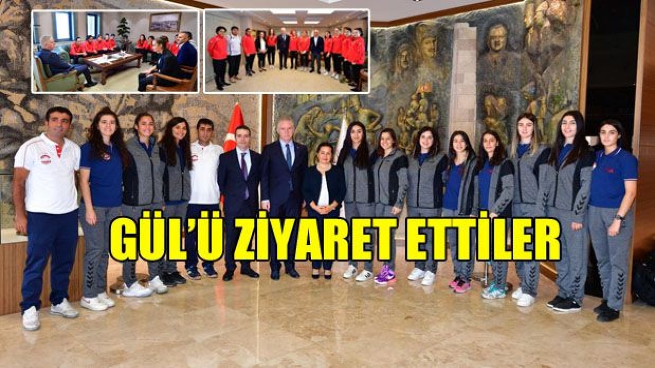 Spor camiası Vali Gül'ü ziyaret etti