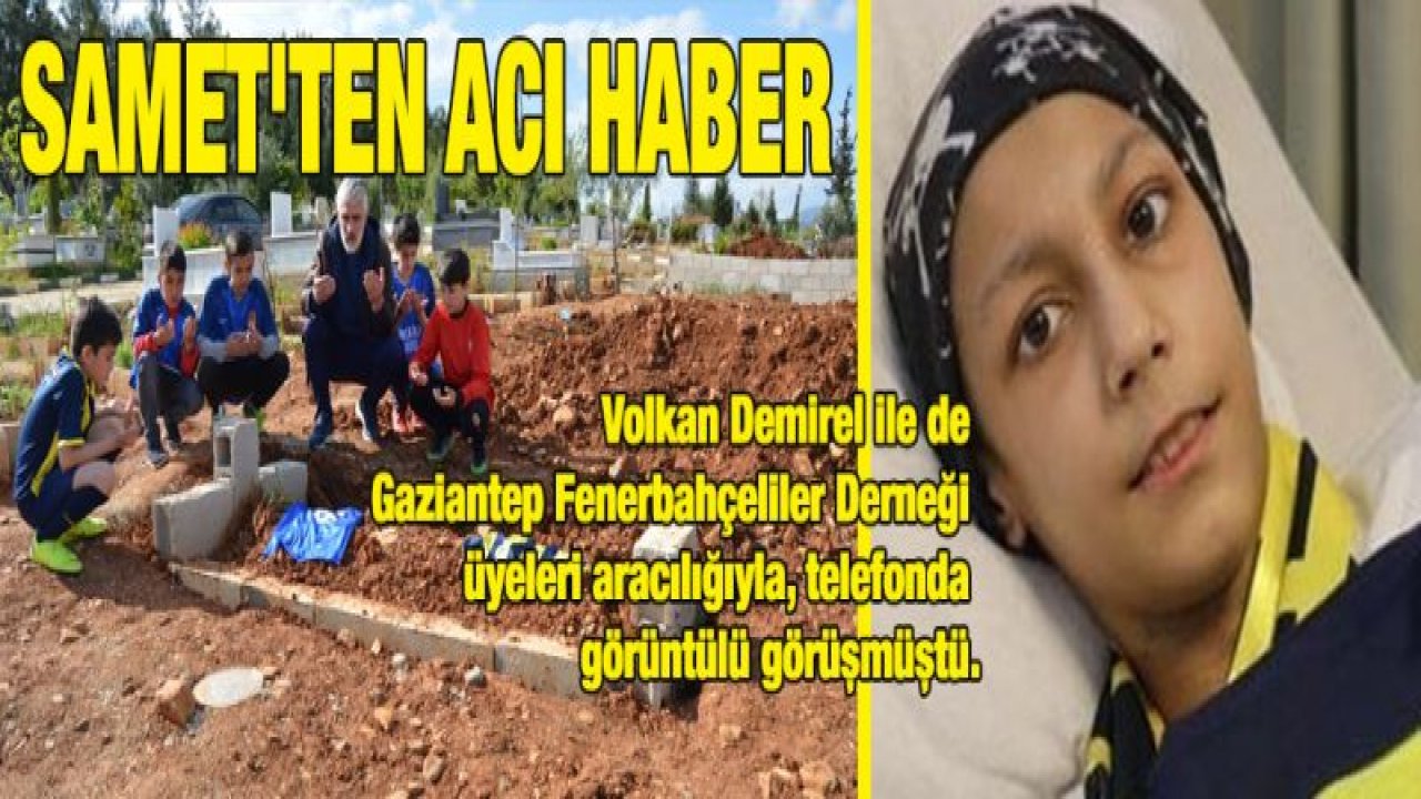 Yunus Samet'ten acı haber geldi