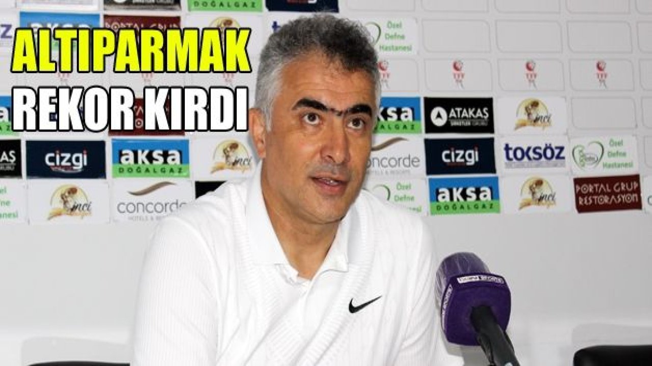 Mehmet Altıparmak rekor kırdı