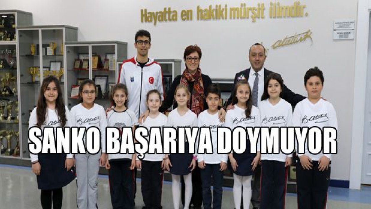 Sanko Okulları Pentatlon'da birinci oldu