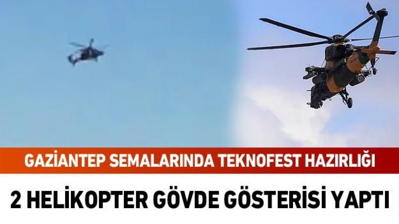 Gaziantep semalarında TEKNOFEST hazırlığı