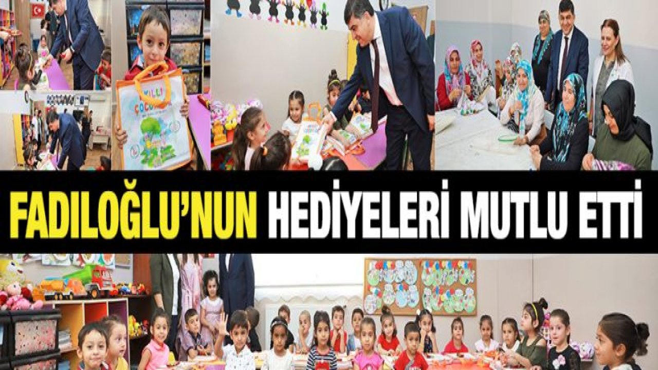 Başkan Fadıloğlu'nun Moral Ziyareti Miniklerin Yüzünü Güldürdü