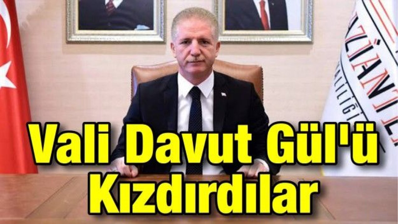 Gaziantep Valisi Davut Gül'ü Kızdırdılar