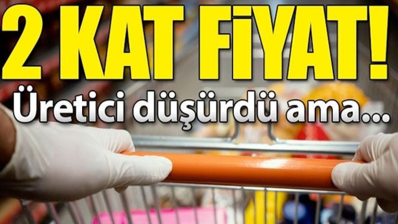 Fiyatlar yüzde 9 düşürüldü! Marketlere yansımadı