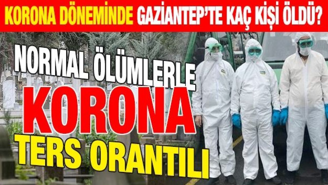 Normal ölümlerle Korona ters orantılı