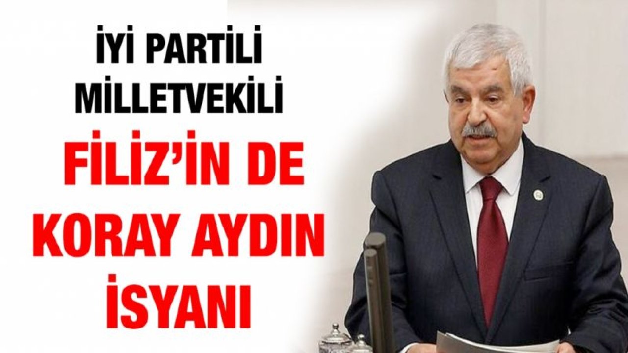 İYİ Partili Milletvekili Filiz’in de Koray Aydın isyanı