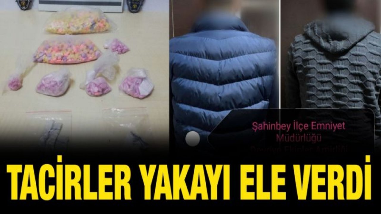 Uyuşturucu tacirleri yakayı ele verdi