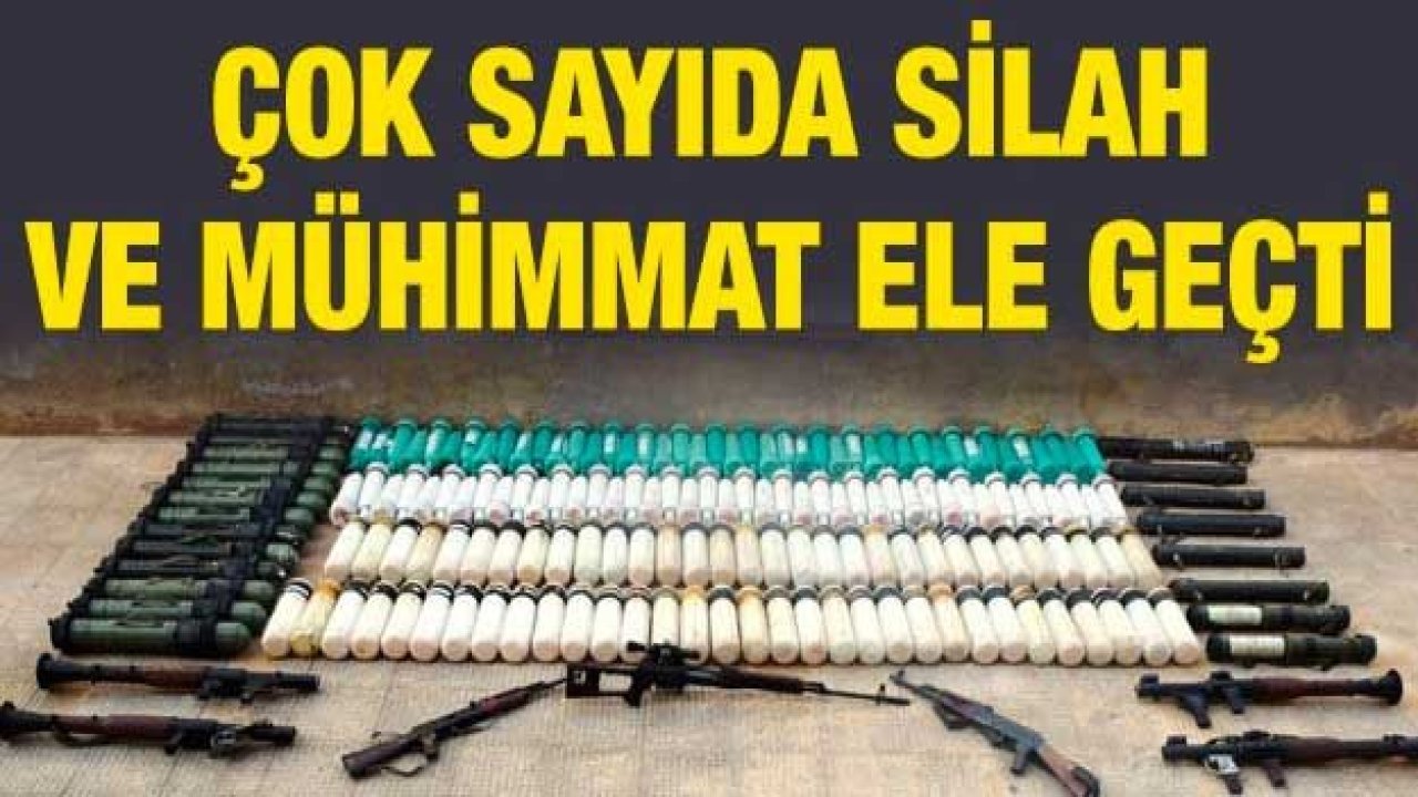 El Bab'da çok sayıda silah ve mühimmat ele geçti