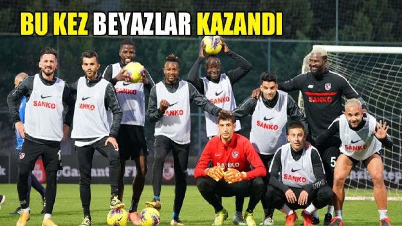 Bu kez beyazlar kazandı