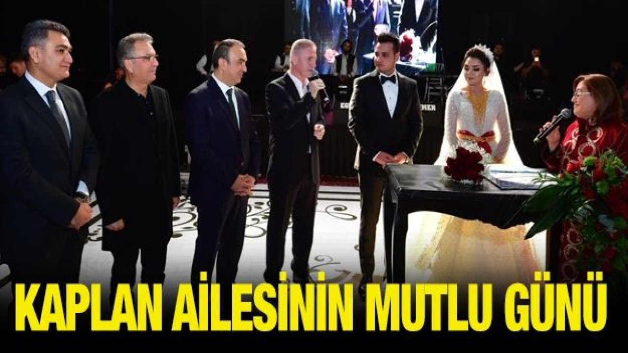 Kaplan ailesinin mutlu günü